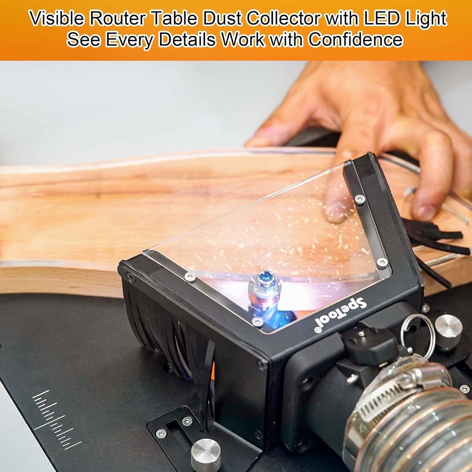 SpeTool_Router_Table_Dust_Hood_Collector
