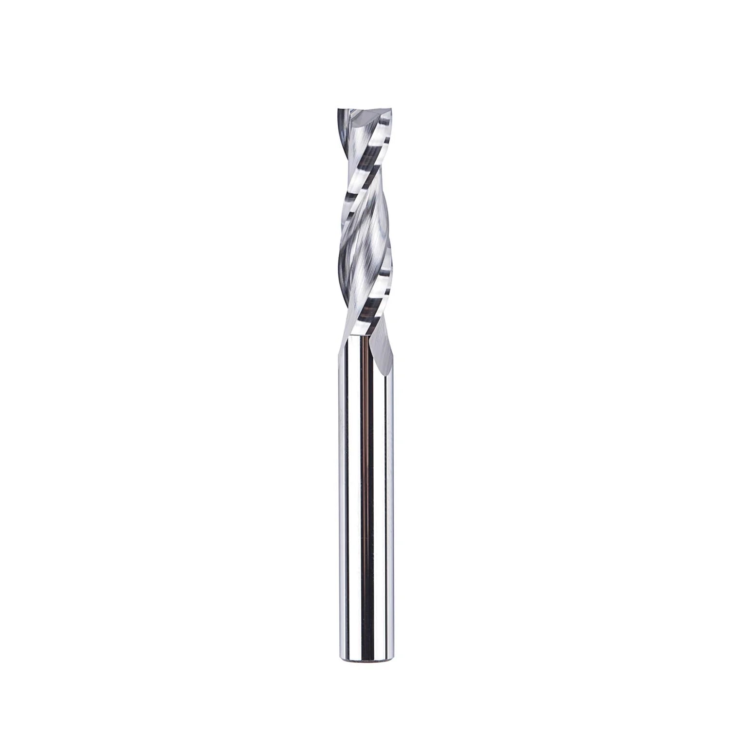 SpeTool UK 6 mm Shank Spiral Router Bit Up Cut CNC Router Bits 6 mm Cutting Diameter 24 mm Cutting Length HRC55 60 mm Total Length Solid Carbide End Mill for Wood Carving Wood Cutter