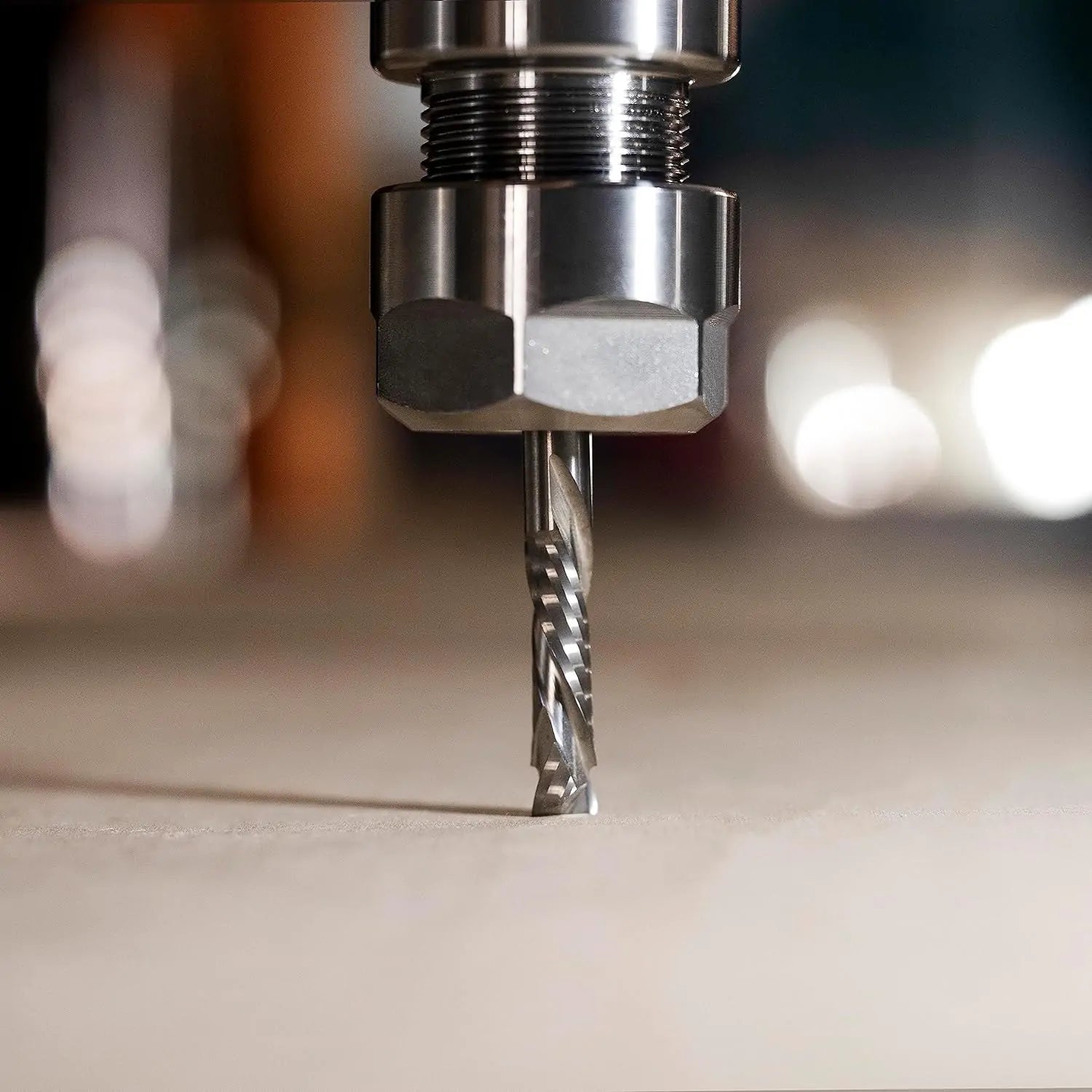 SpeTool UK SC COMPRESSION 2 FL 4MM DIA x 25MM CL x 4MM SHANK x 50MM OVL ROUTER BIT