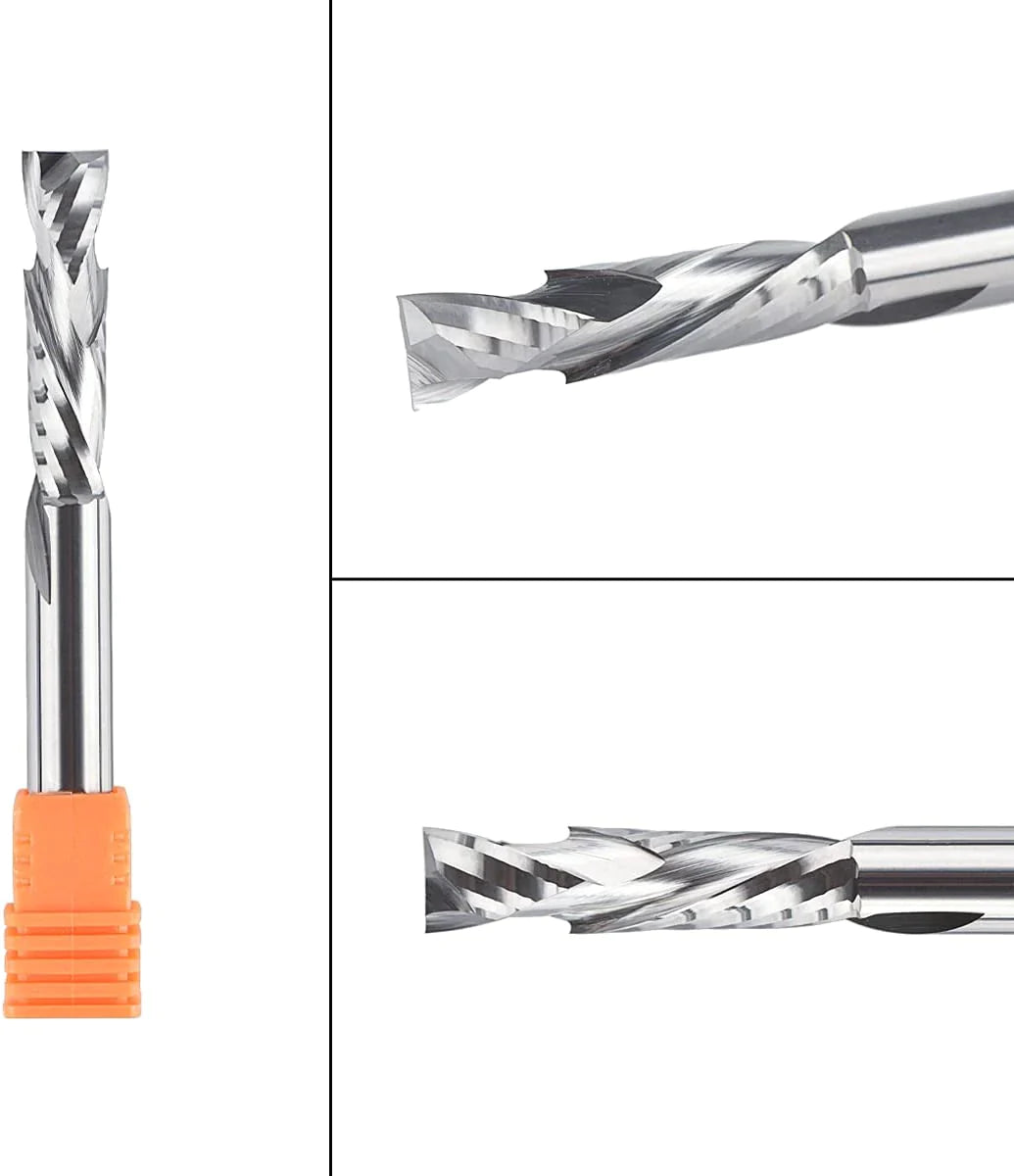 SpeTool UK SC COMPRESSION 2 FL 8MM DIA x 32MM CL x 8MM SHANK x 75MM OVL ROUTER BIT