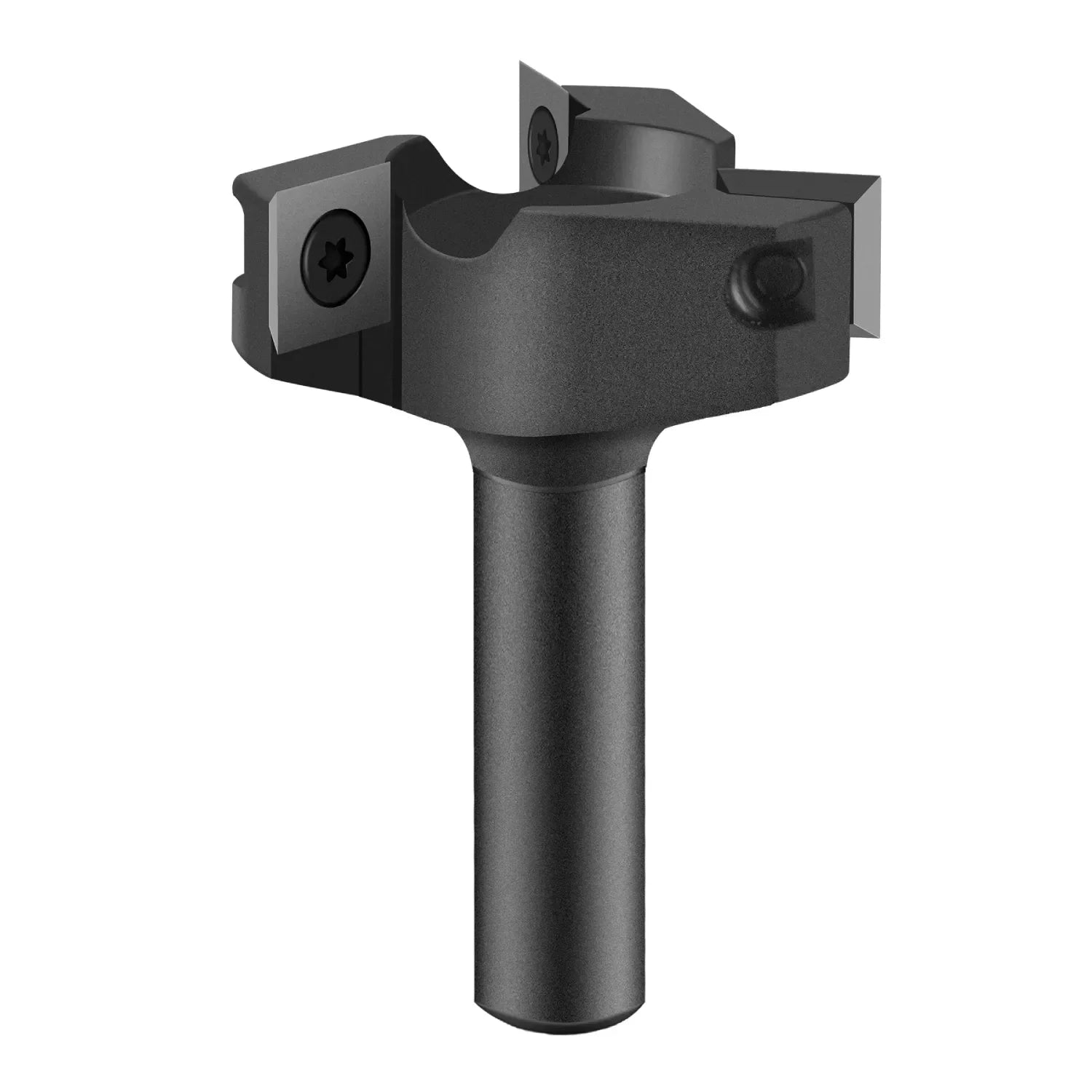 SICWOOD Slab Flattening Router Bit - 1/2" Shank, 2-1/2" Cut Diameter, 4 Carbide Inserts, For CNC & Router Tables