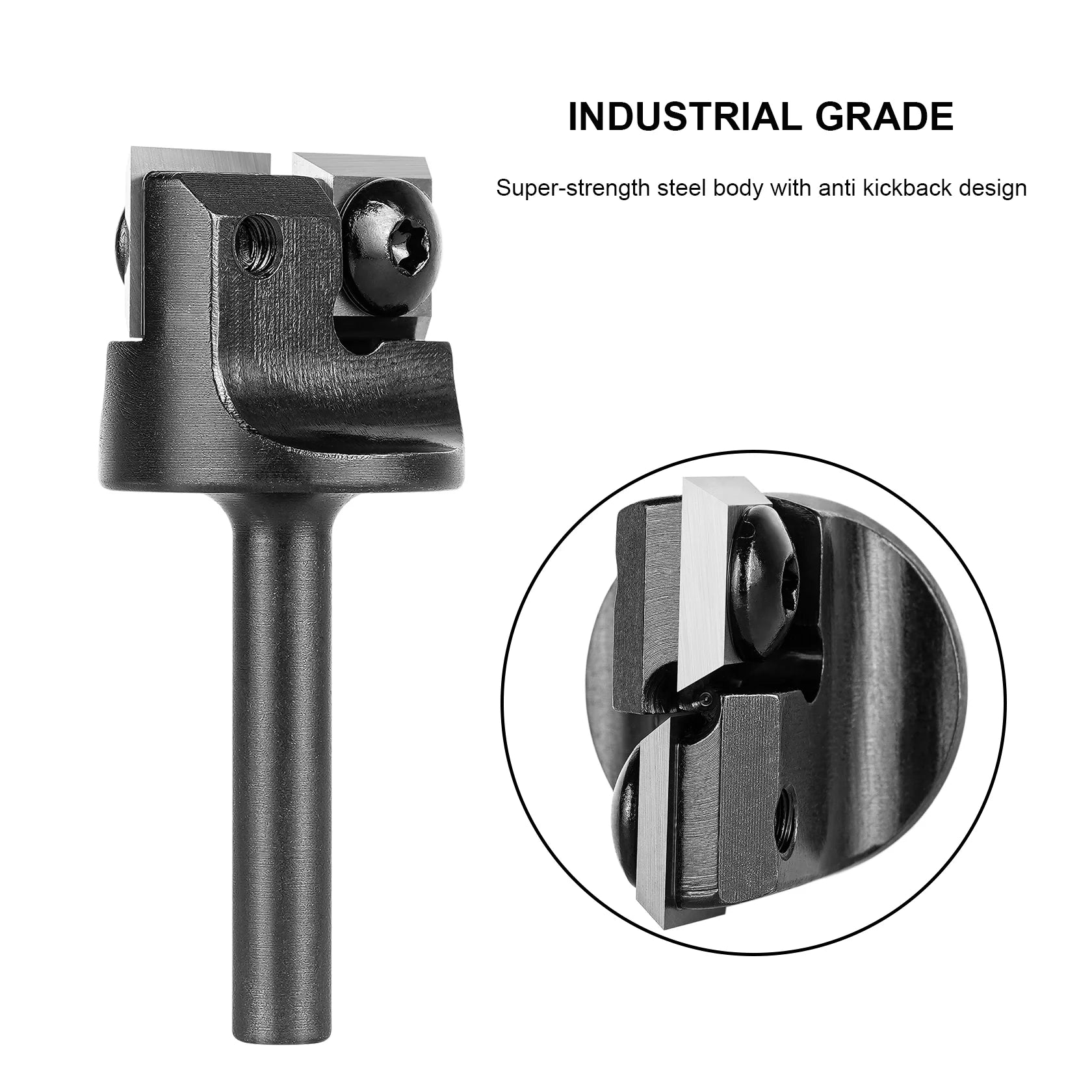 SpeTool Spoilboard Surfacing Router Bit 1/4" Shank Carbide Insert Slab