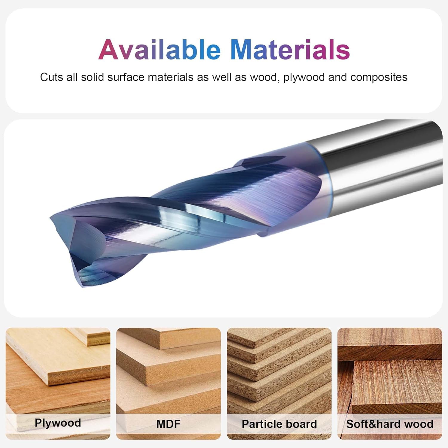 SpeTool 1/2 Up Cut Spiral End Mill 3 Extra Long SPE-X Carbide Router Bit