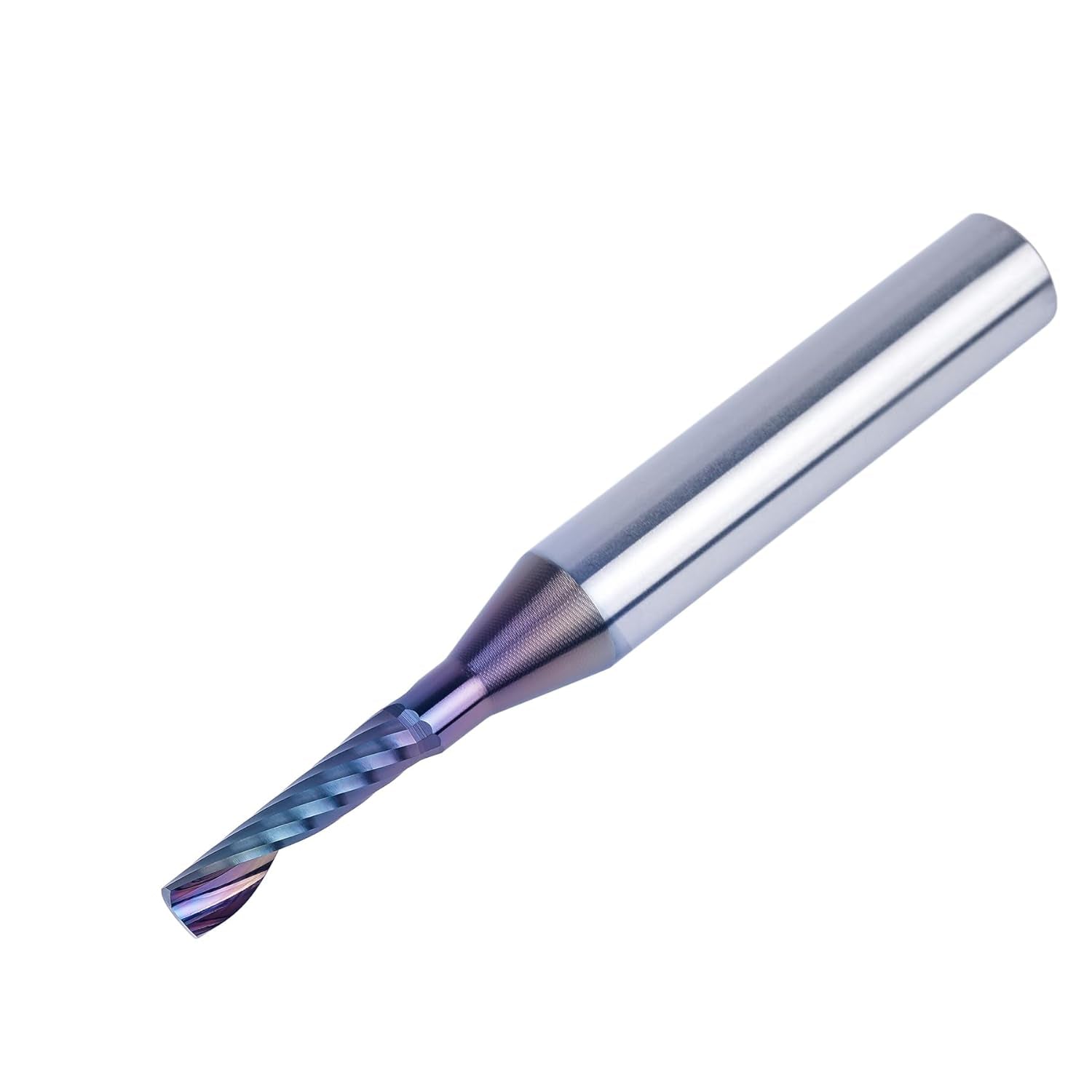 SpeTool 1/8 Dia 1/4 Shank UpCut Carbide CNC Spiral O Flute Router Bit with SPE-X