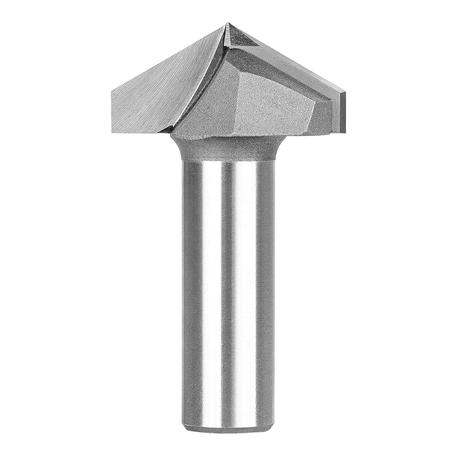 SpeTool 120 Deg V Groove Tip Carbide 1 1 4 Dia 1 2 Shank Chamfer