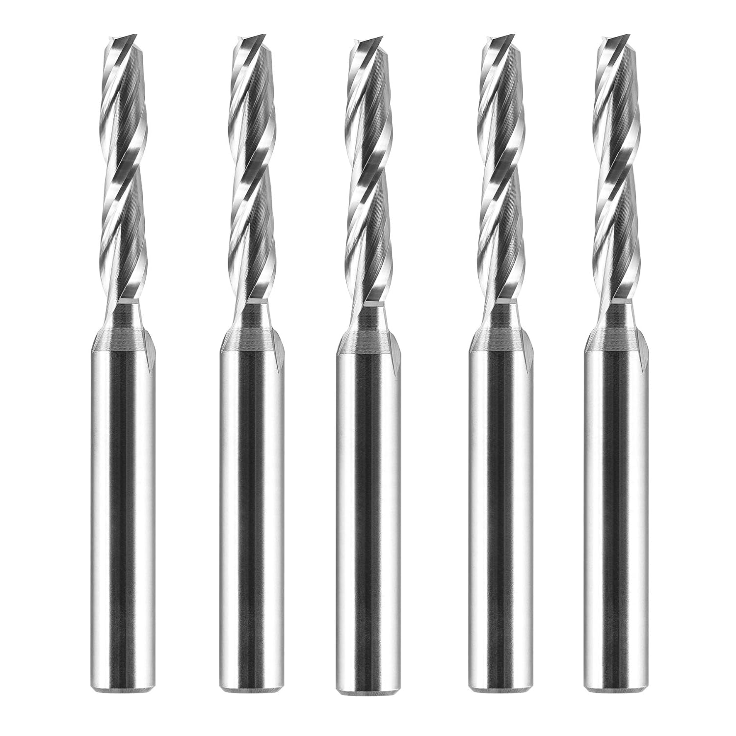SpeTool CA W04032 SC Spiral Plunge 3/16" Dia x 1/4" Shank x 1" Cutting Length x 2-1/2" Long 2 Flute Up-Cut Router Bit
