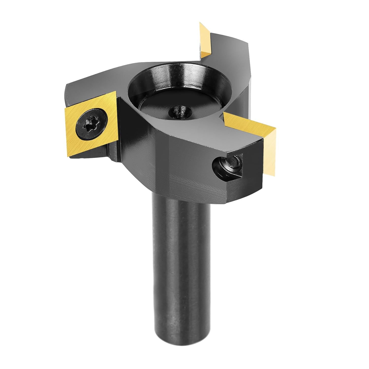 SpeTool 3 Wing 2" Dia 1/2" SHK Surfacing Router Bit with Coated Blades