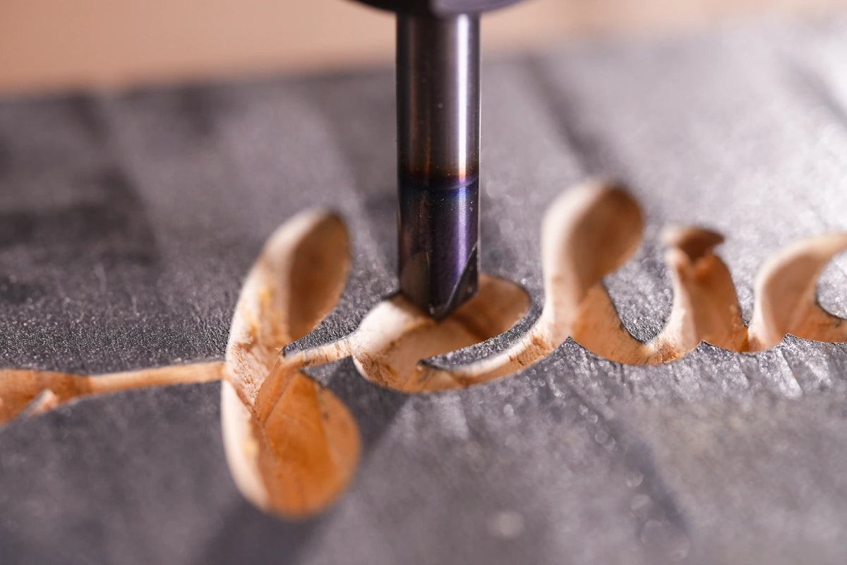 SpeTool 4 flute v  Groove router bit