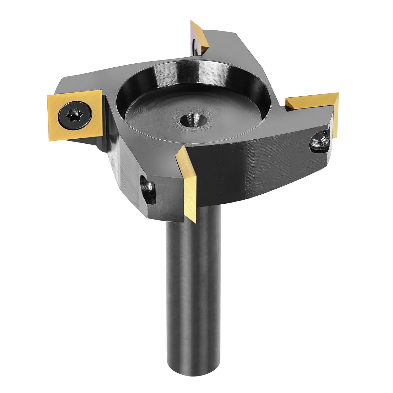SpeTool ATS Coated Insert 4 Wing 2.5" Diameter 1/2" SHK Surfacing Router Bit