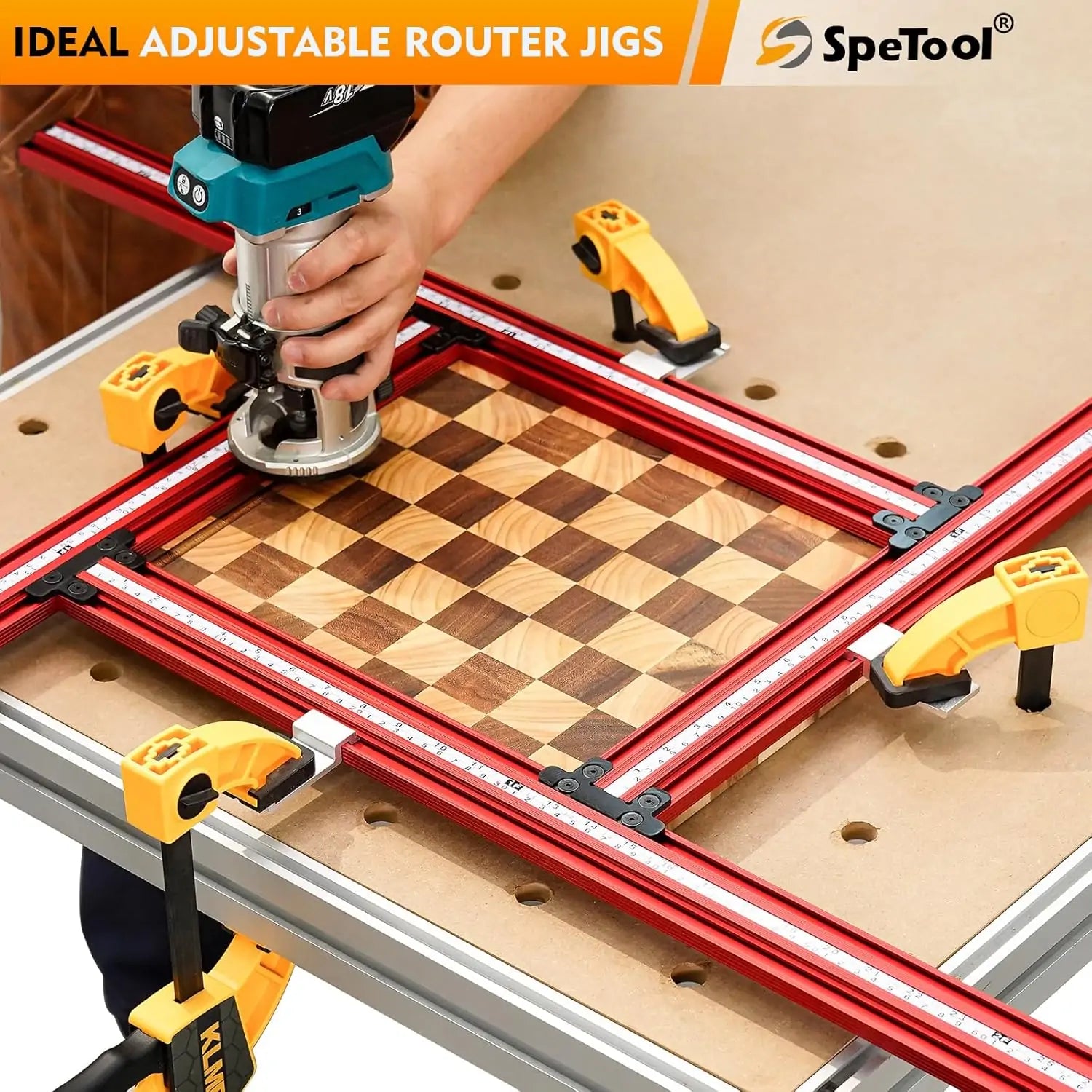 SpeTool S02001 Juice Groove Router Jig