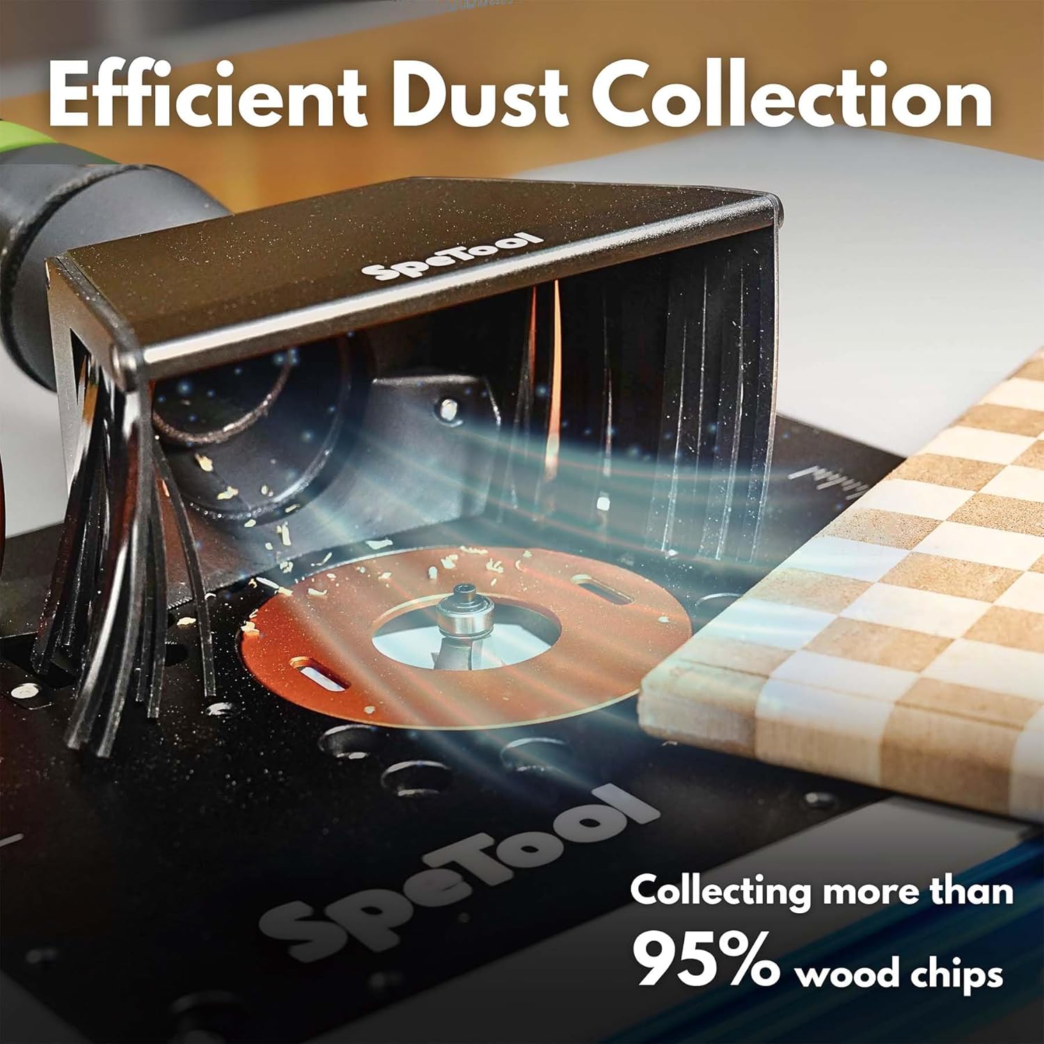 SpeTool Aluminium Router Table Insert Plate Router Plate Kit