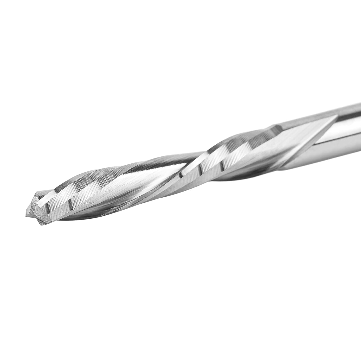 SpeTool Carbide 1/8 Inch Dia Spiral Down Cut Router Bit CNC End Mill