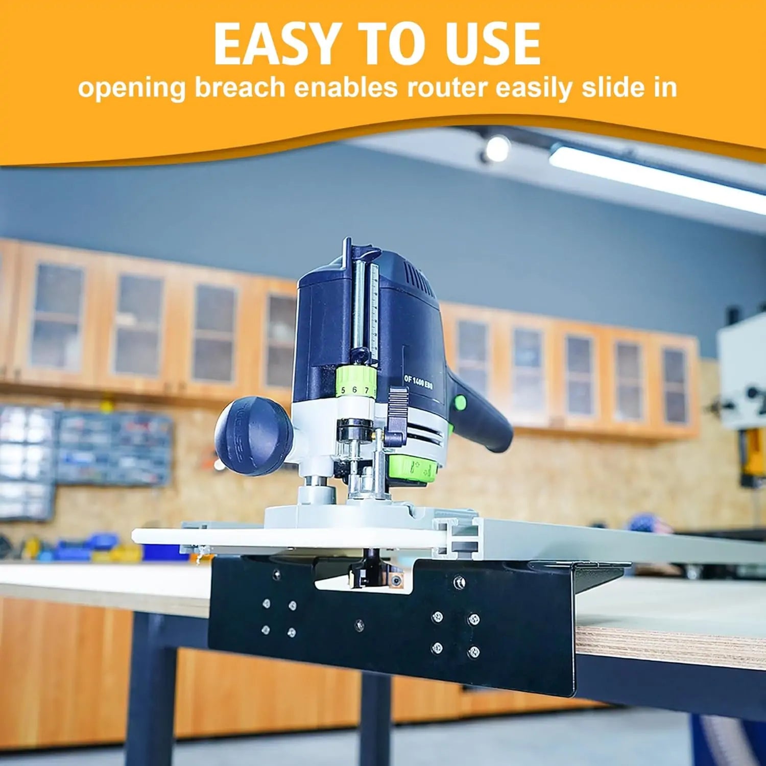 SpeTool Cratos S01001 PRO Machinist-Grade Router Sled - Wood Slab Flattening Mill