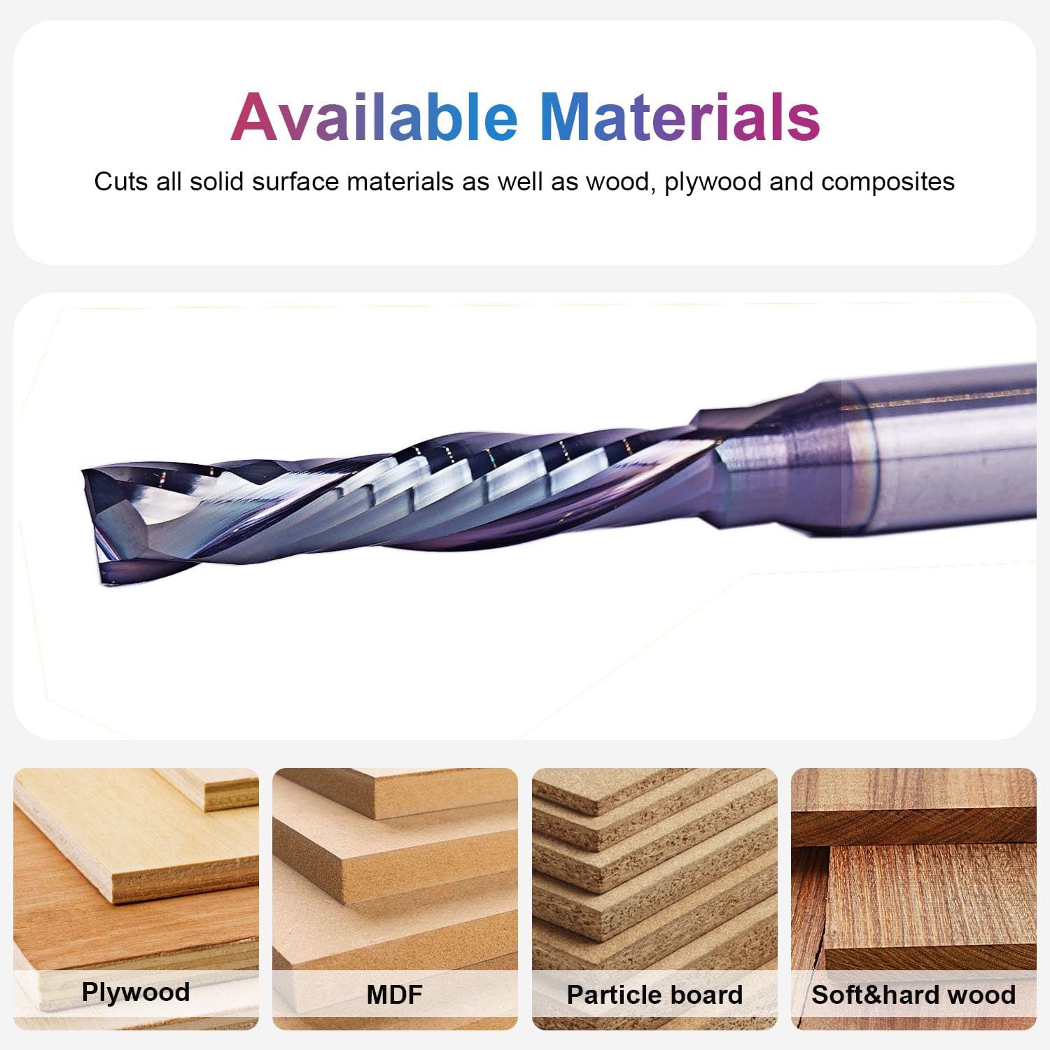 SpeTool Extra Tool Life Compression Spiral 3/16 Dia 1/4 Shank Router bit