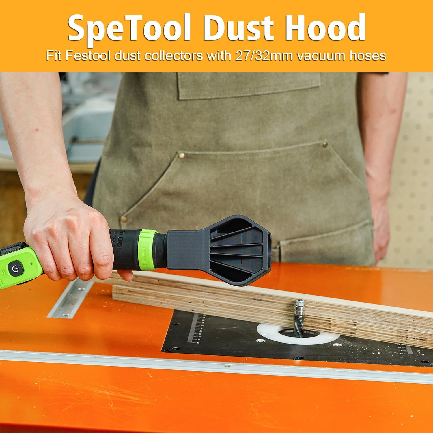SpeTool Mini Adsorption Dust Hood For Festool Dust Collectors 27mm
