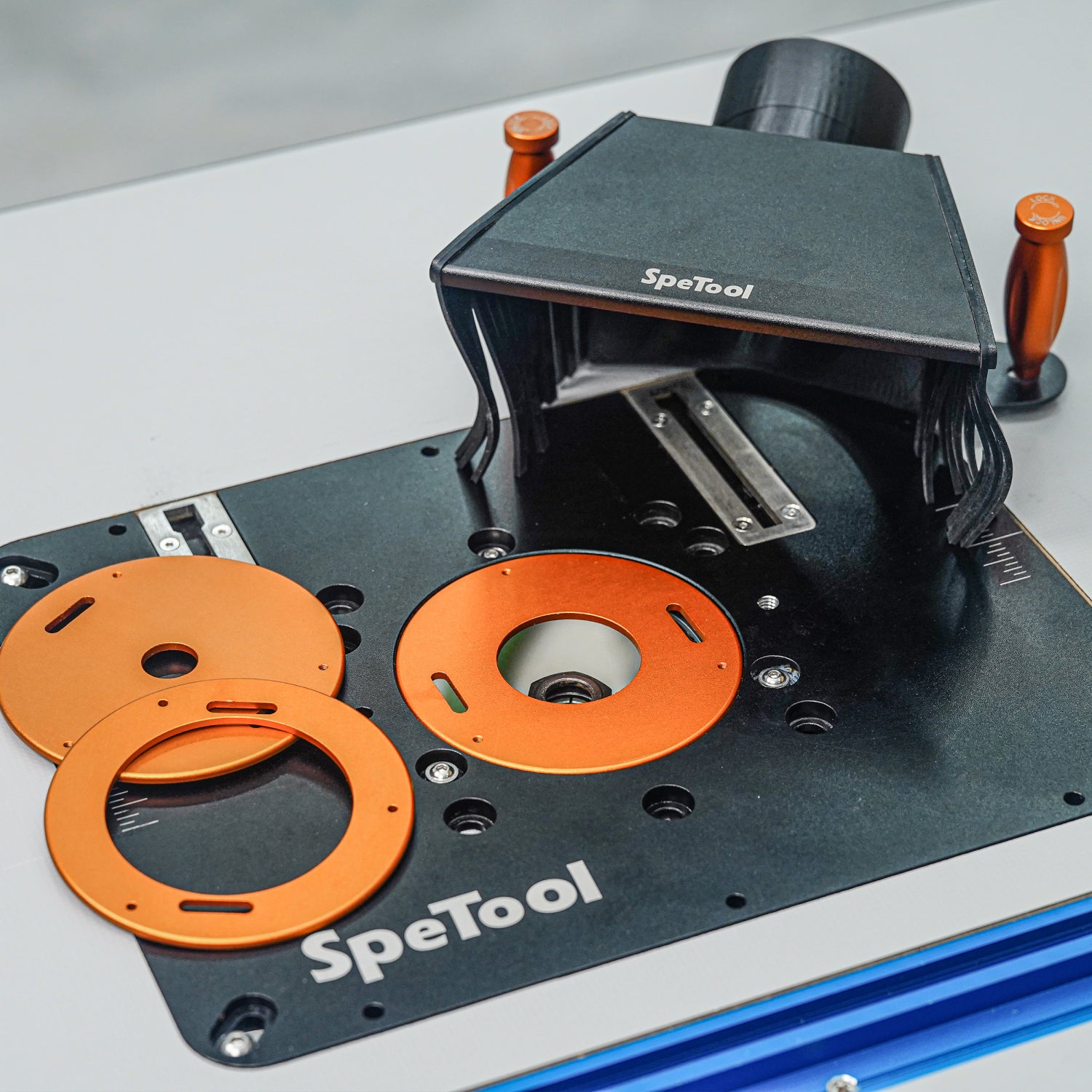 SpeTool Precision Router Table Insert Plate, Fits Full-Size Routers