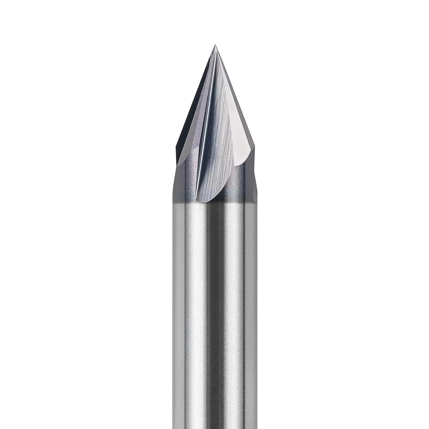 Spetool 45 Deg Carbide V-Groove Tiain Coated 1/4 Dia Chamfer End Mill