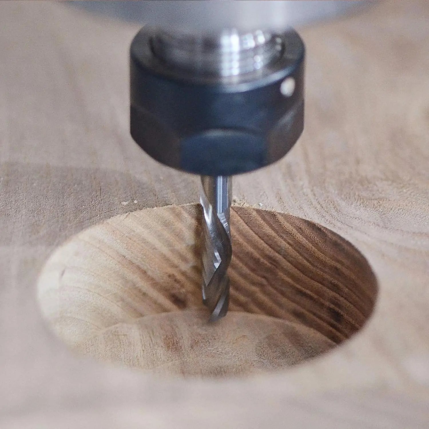 SpeTool EU Set of 4 Milling Cutters 4 mm Shank Solid Carbide Solid Carbide CNC Milling Cutter V-Groove Cutter for Wood Engraving