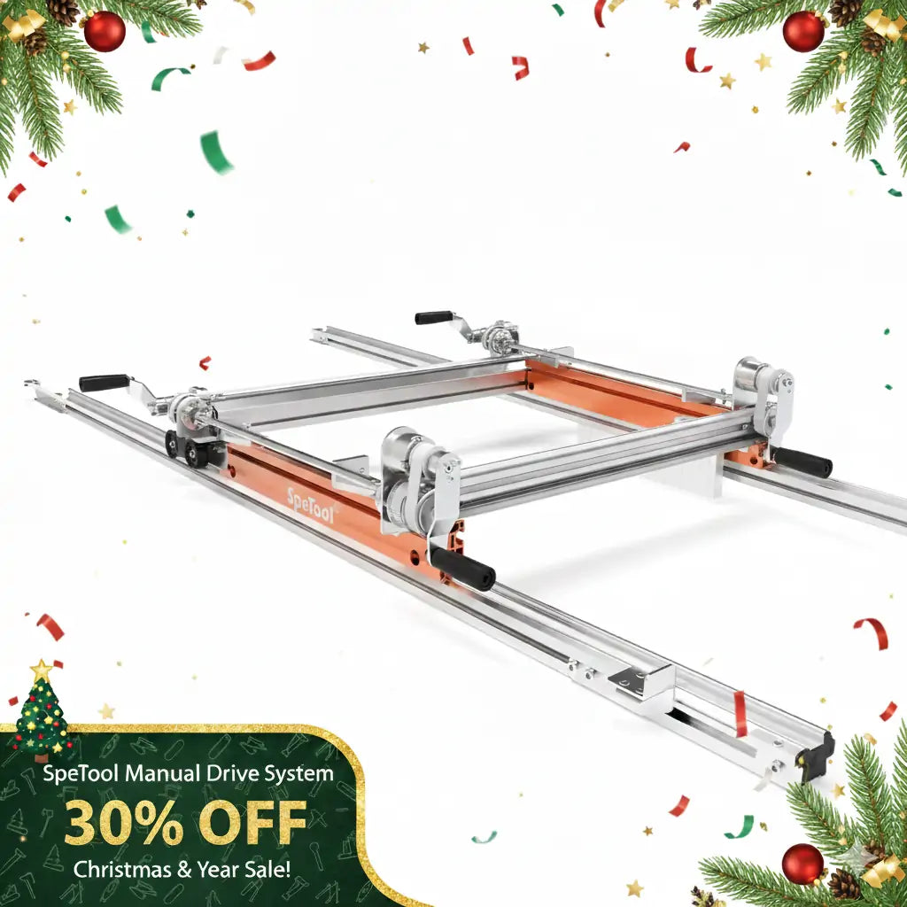 SpeTool CA S03002 Système d'entraînement manuel facile pour laminoir à planer les dalles Xpert