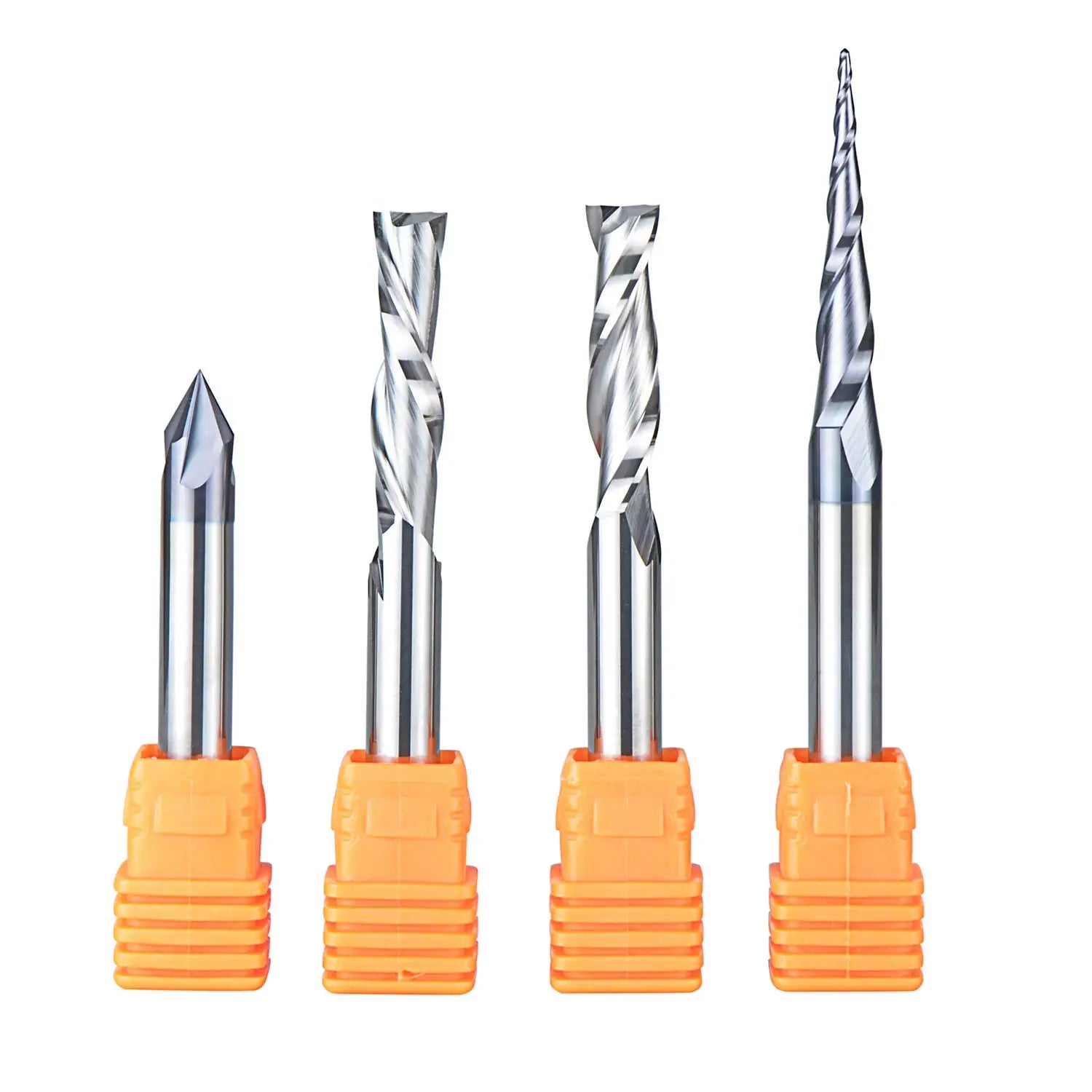 1/4" Shank Router Bits Set for Wood Profile V Groove Engraving Carbide SpeTool