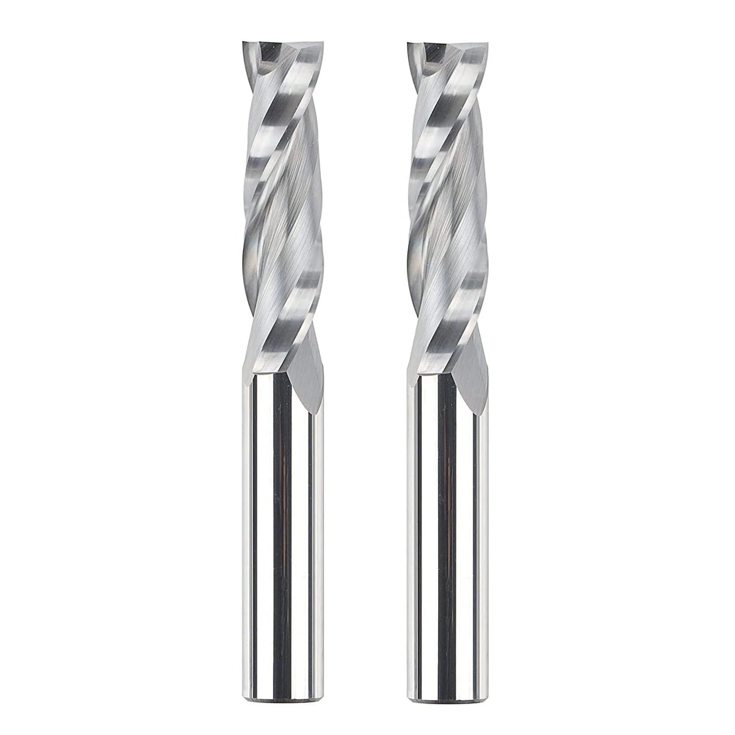 SpeTool CA W04012 SC Spiral Plunge 1/2" Dia x 1/2" Shank x 2" Cutting Length 4" Extra Long 2 Flute Up-Cut Router Bit