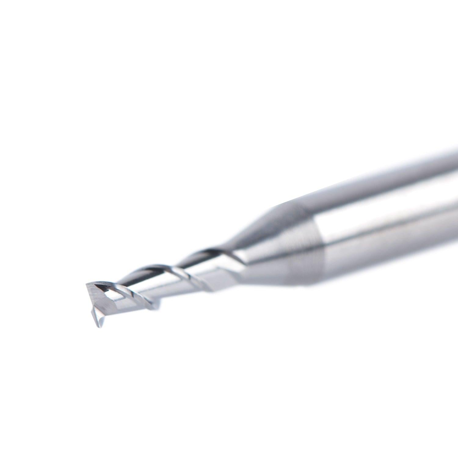 SpeTool 5Pcs A03001 2 Flutes Aluminum Router Bit 1/16" CD x 3/16" CL x 1/8" SD 1-1/2" OVL - SpeTool