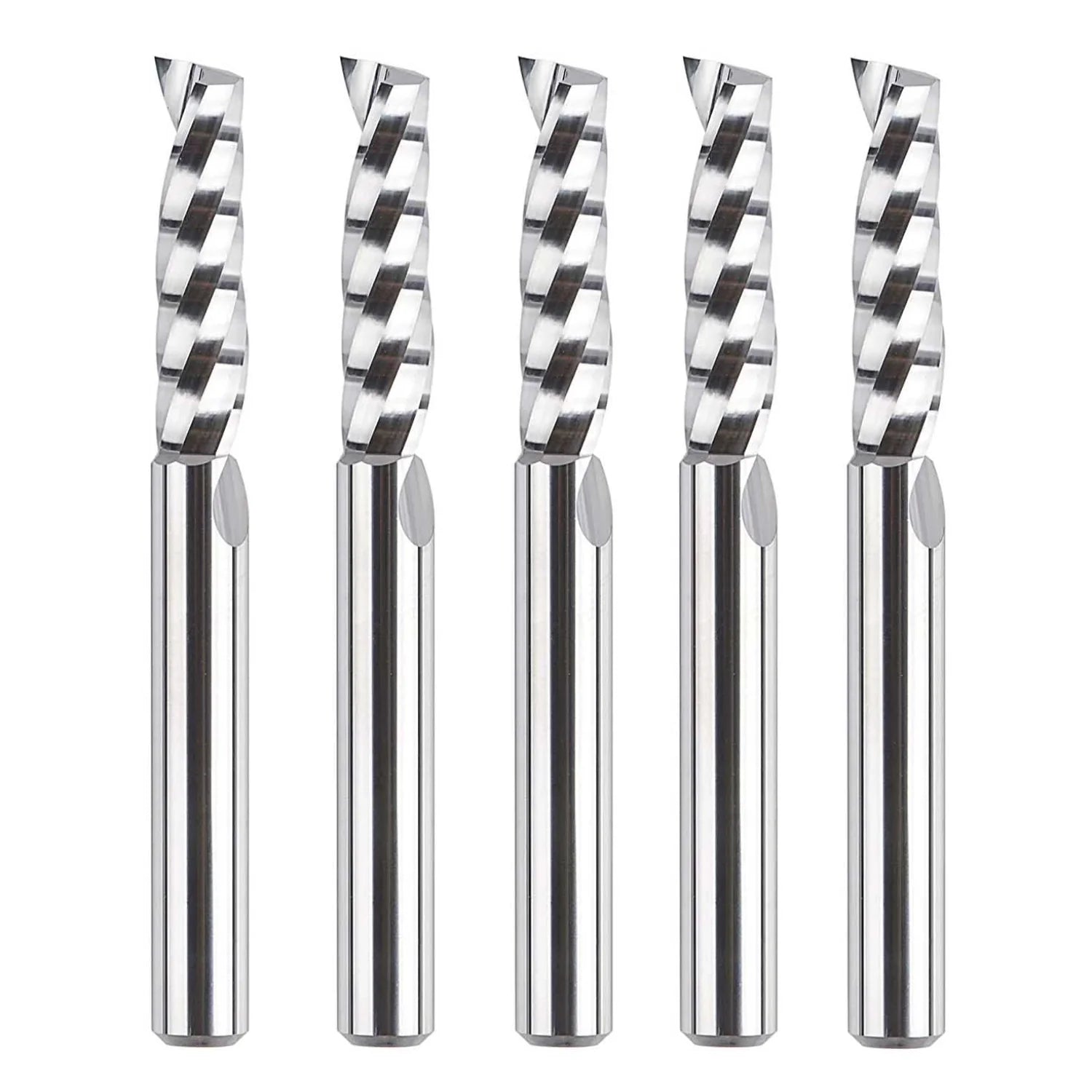 SpeTool CA W03001 SC Spiral O Flute 1/4" Dia x 1/4" Shank x 1" Cutting Length x 2-1/2" Long Up-cut Router Bit
