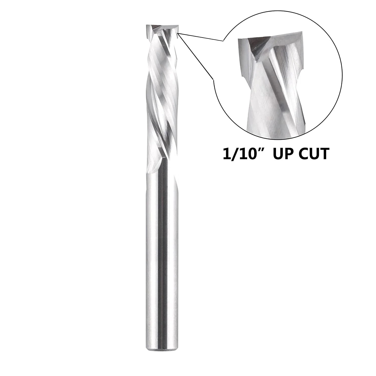 SpeTool 0.1" upcut 0.125" Dia Custom Compression bit Up&Down Router Bit