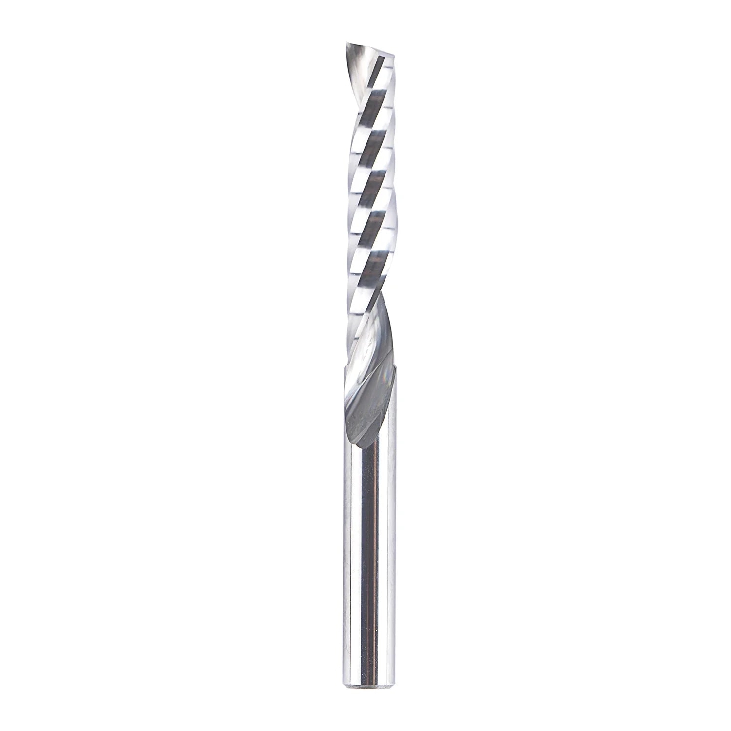 SpeTool 1/4" Dia Spiral O Single Flute Plastic Cutting 3" Long Router Bit