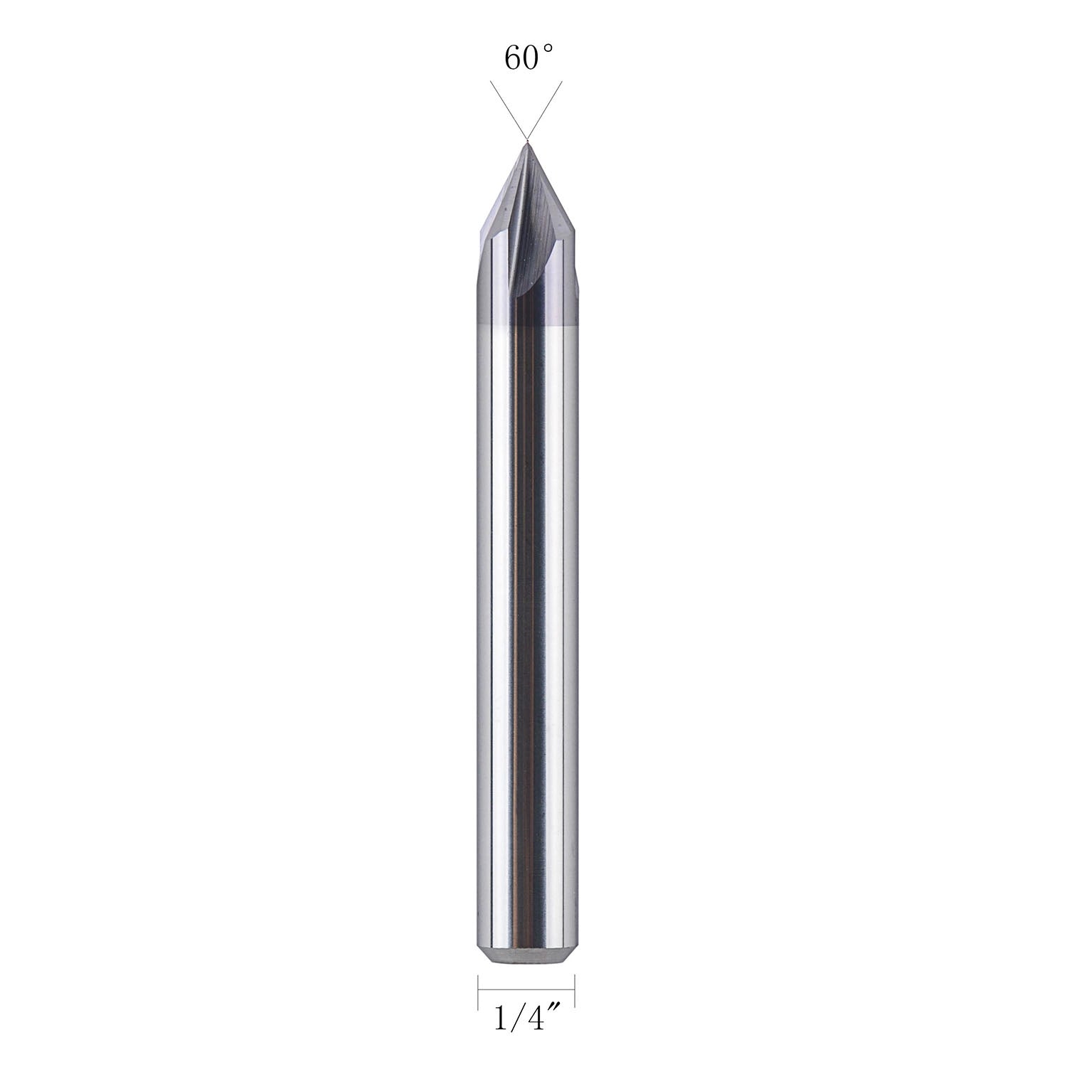 SpeTool 1/4 SHK 60 degree v groove router bit