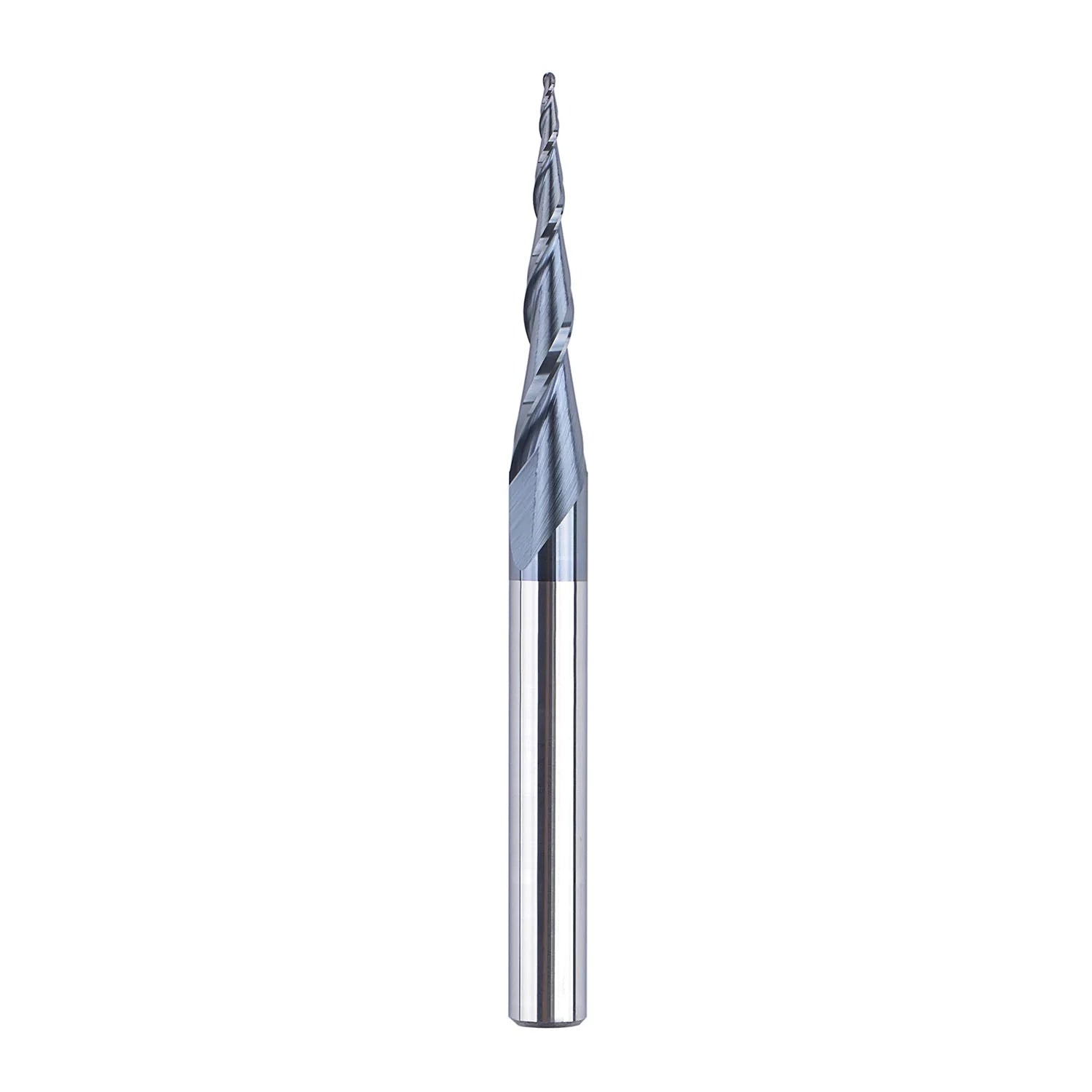 SpeTool 2D/3D Carving  0.5mm Radius Ball Nose TiAIN Coated 1/4 Router Bit