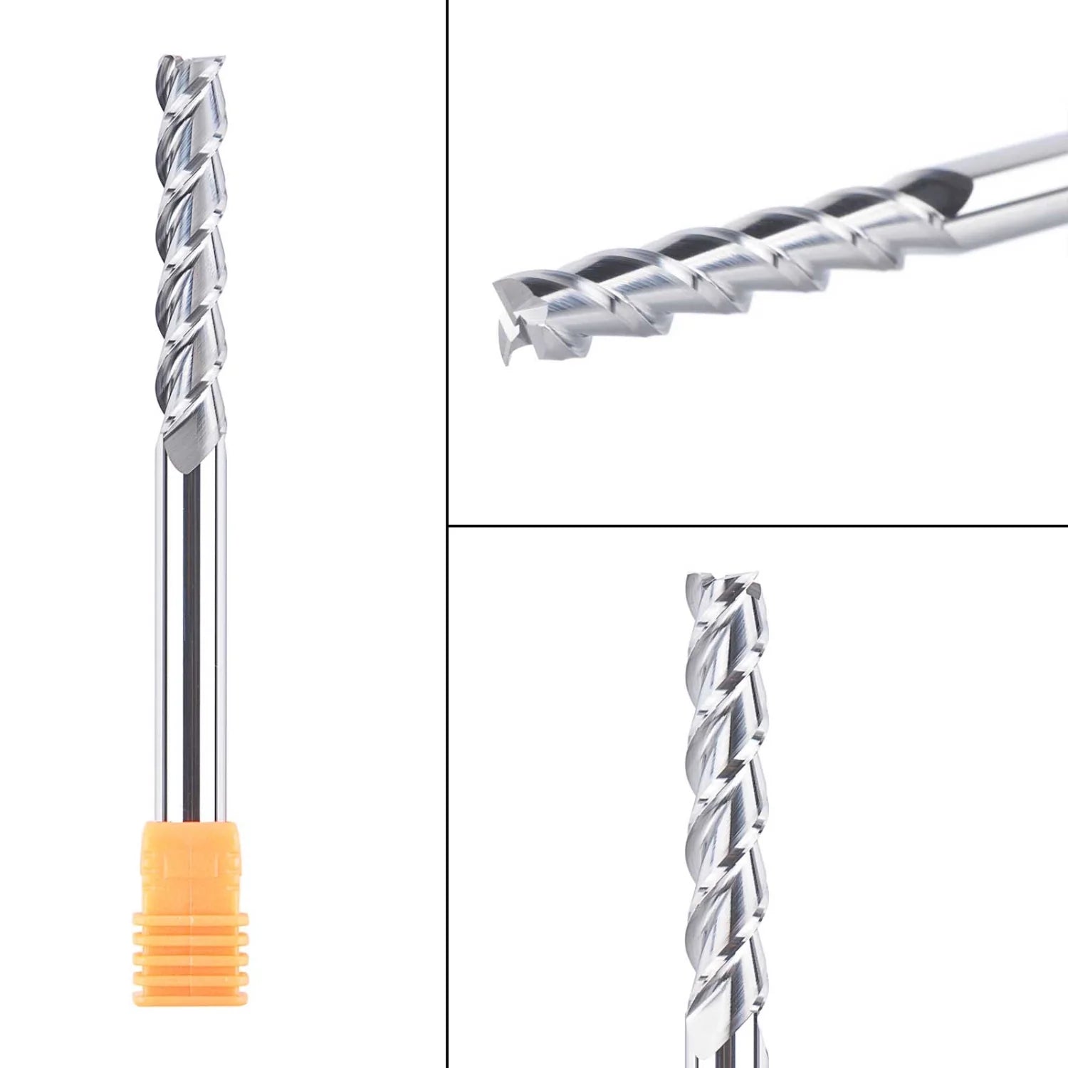 SpeTool 3 Flute 5/16" Dia End Mill For Aluminum 4" Extra Long Router Bit