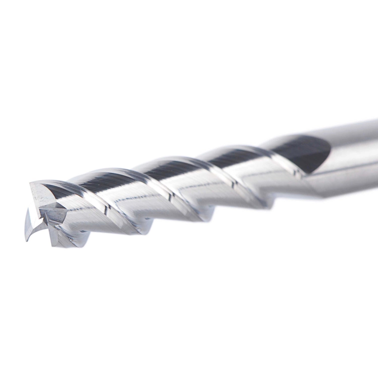 SpeTool 3 Flutes End Mill for Aluminum 1/4" Dia Extra Long 4" Router Bit