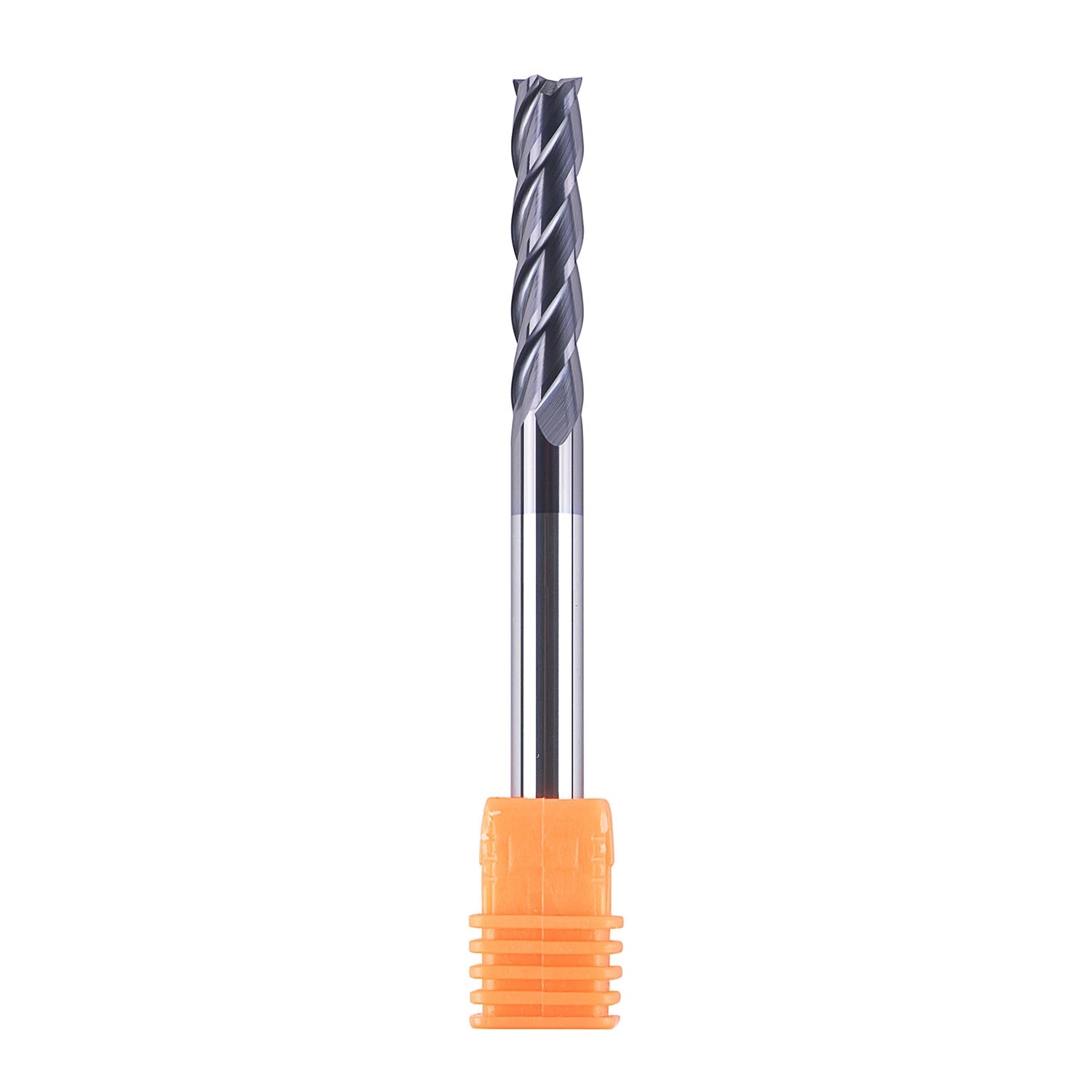 SpeTool 4 Flutes 1/4" Shank Carbide Flat Top End Mill For Stell Maching