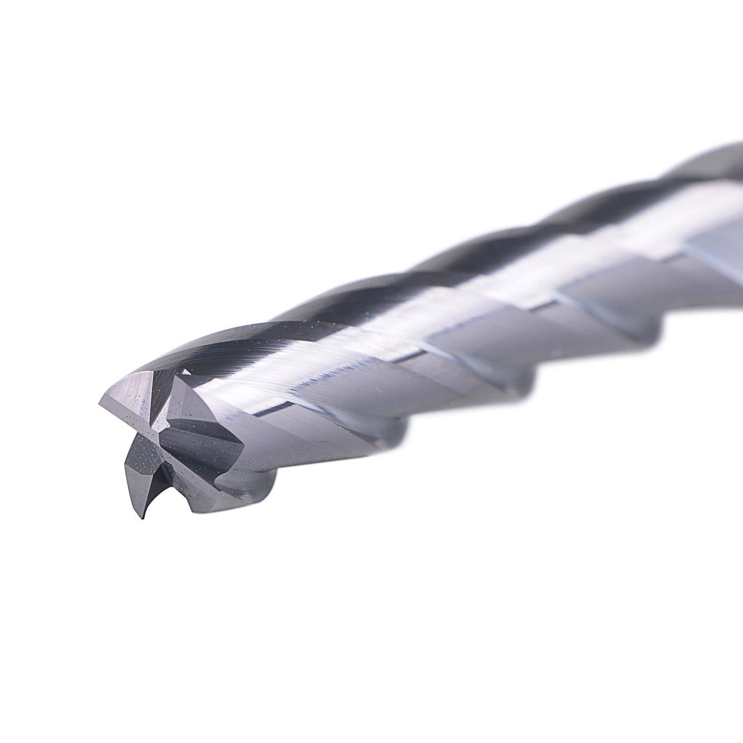 SpeTool 4 Flutes 1/4" Shank Carbide Flat Top End Mill For Stell Maching