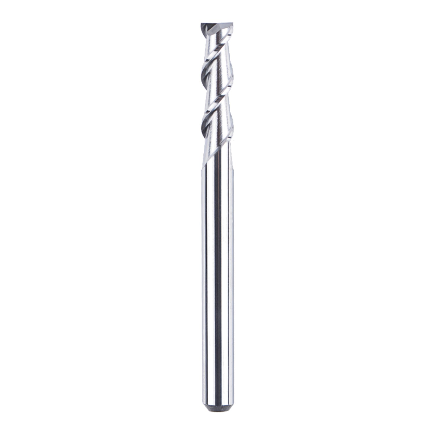 SpeTool 5Pcs 1/8 inch Aluminum End Mills 2 Flutes CNC Spiral Router Bits