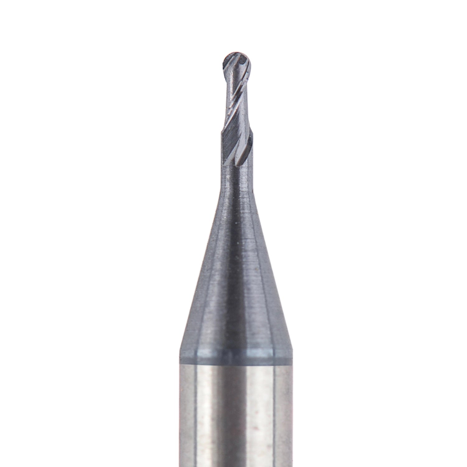 SpeTool 5Pcs Set 2 Flute 1/32" Dia 1/8" SHK Carbide Ball Nose End Mill