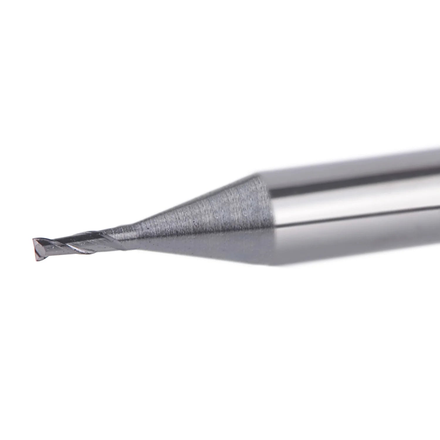 SpeTool 5Pcs/Set Flat Nose 2 Flute 1/32" Dia Carbide End Mill For Steel Maching
