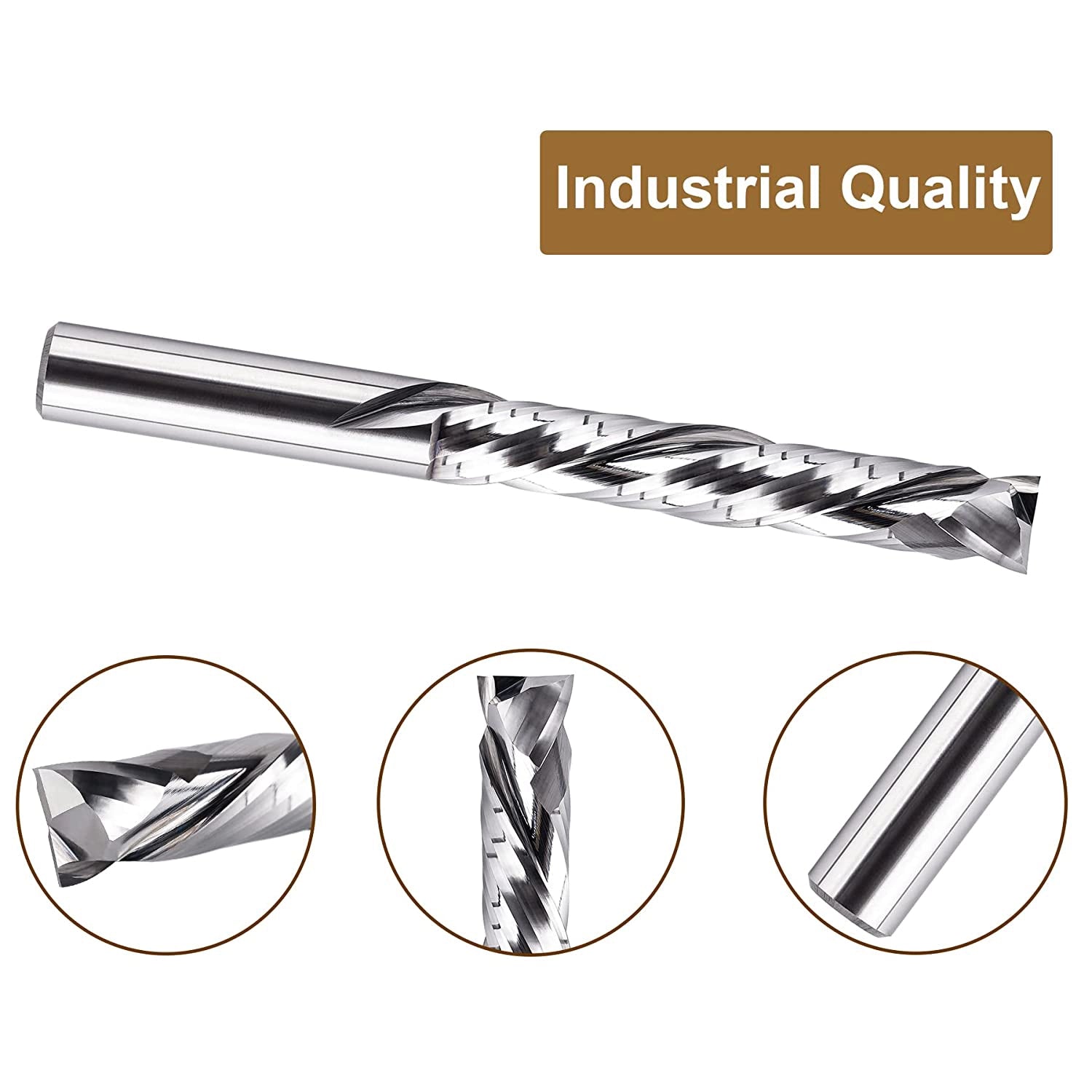 1/2" Carbide Compression 5" Extra Long CNC Router Bit