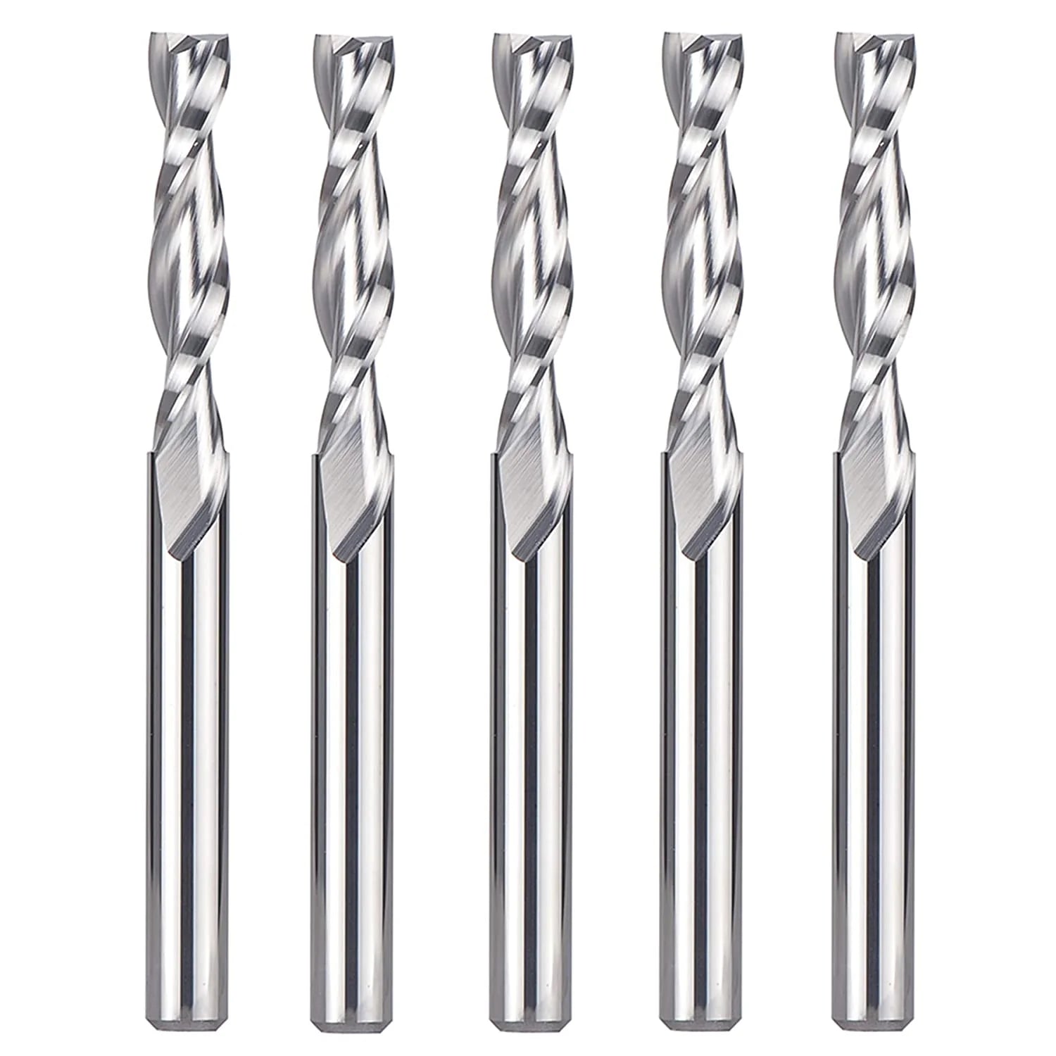5pcs SpeTool CNC Carbide Upcut Extra Long router Bit 14 Cut Dia 3 length (2)