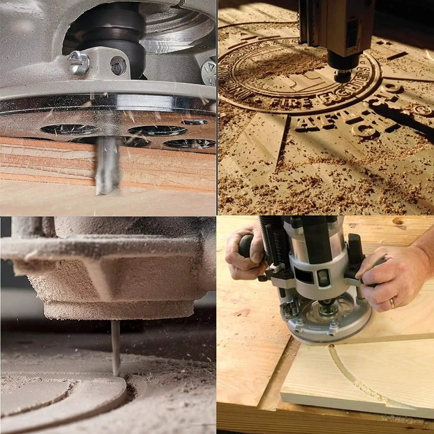 SpeTool CNC Carbide Up Cut Extra Long Router Bit