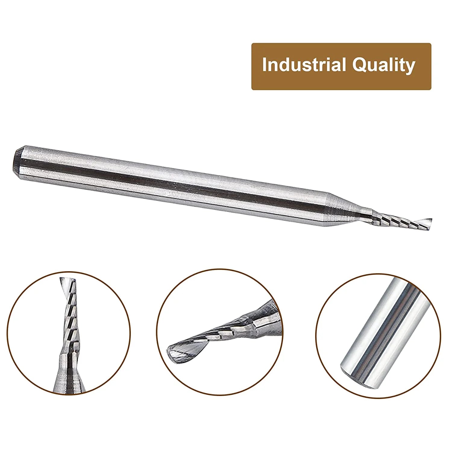 SpeTool CNC SC Spiral O Flute Plastic Cutting 1/16" Diam UpCut Router Bit