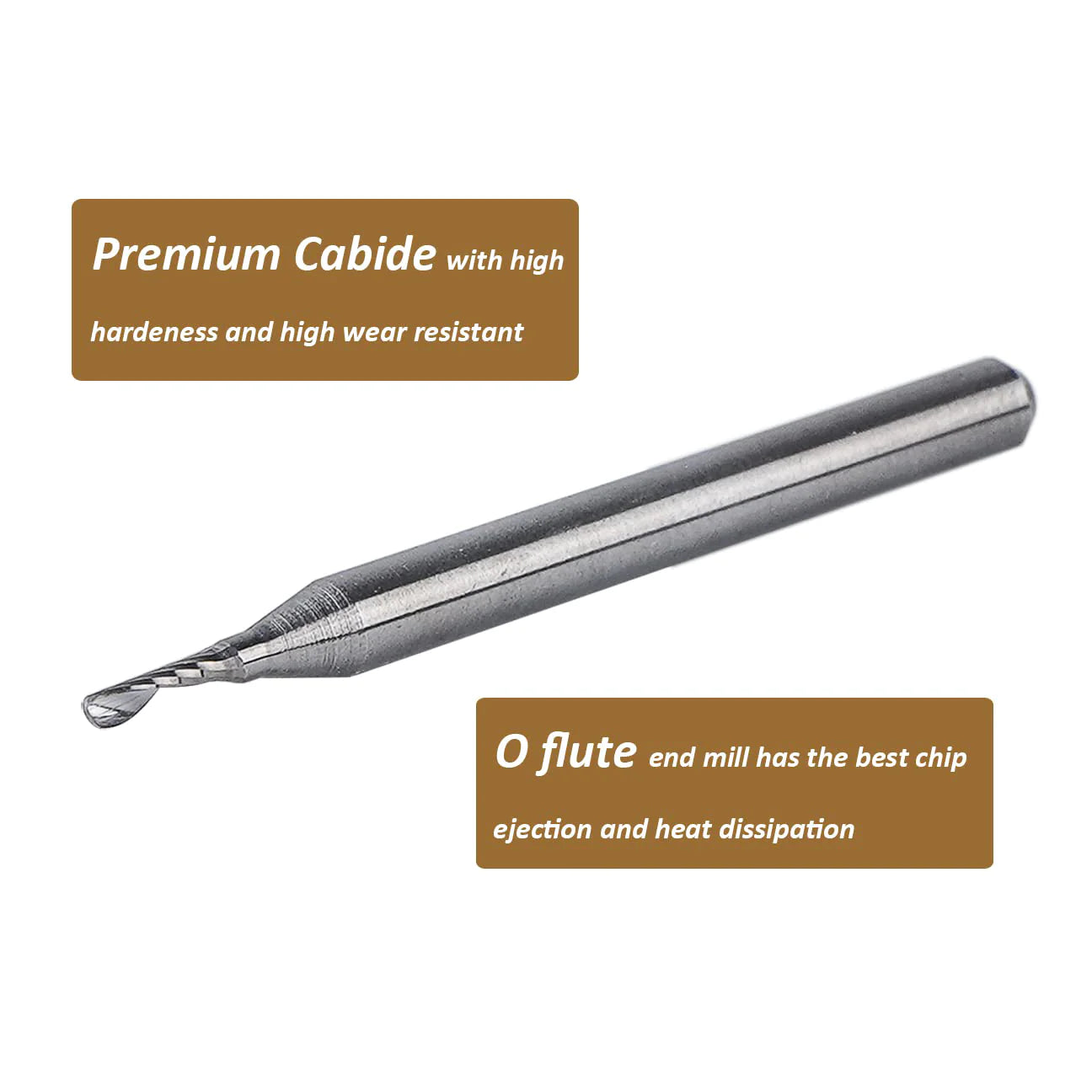 SpeTool CNC SC Spiral O Flute Plastic Cutting 1/16" Diam UpCut Router Bit