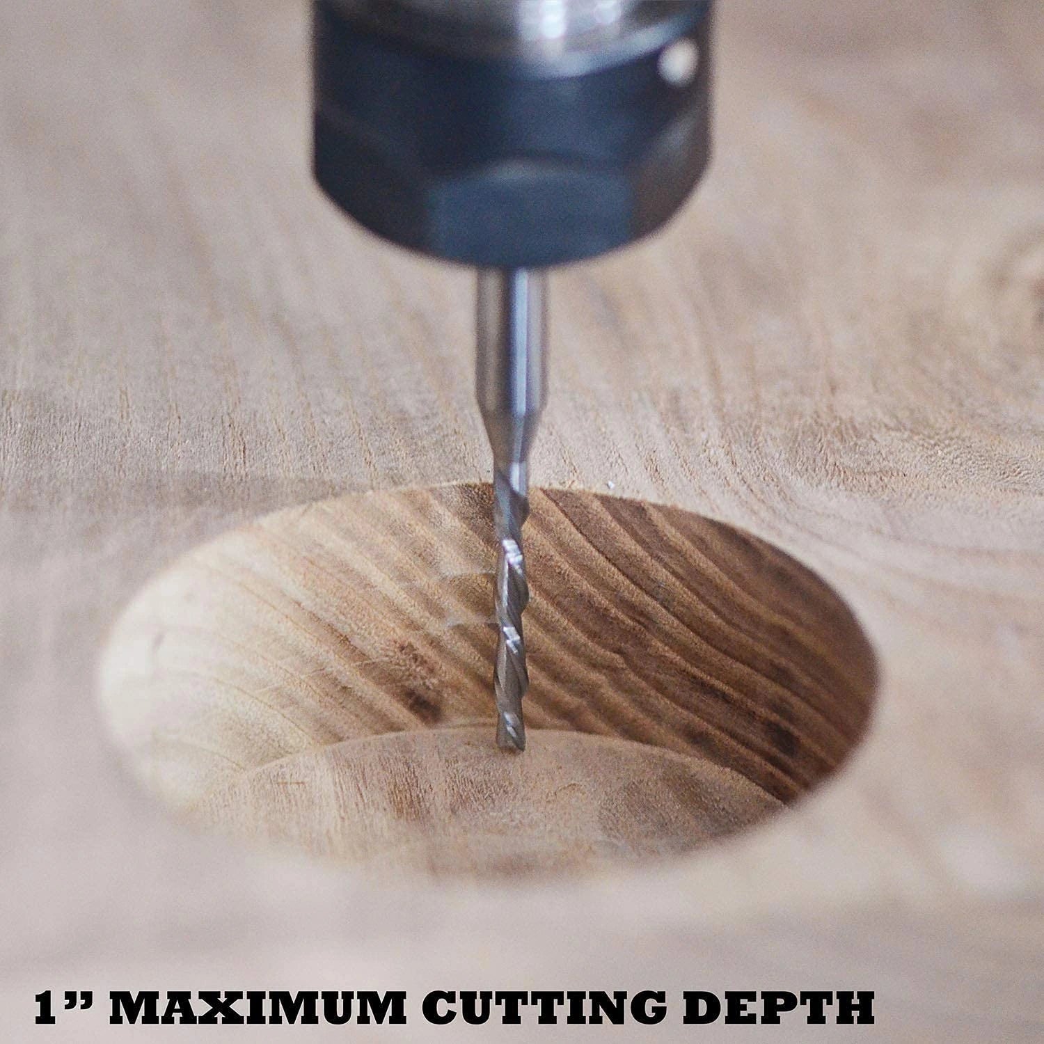 SpeTool Carbide 1/8 D x 1/4 SHK x 3 Inch Extra Long Router Bit