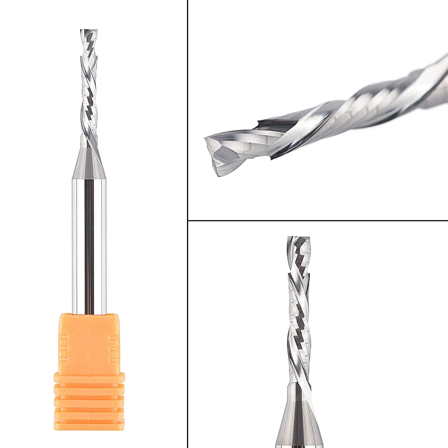 SpeTool Compression Router Bit 1 8 Dia 1 4 SHK SC CNC Up&Down End Mill