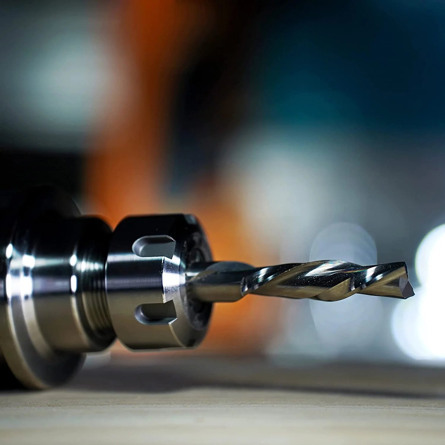 SpeTool Downcut 1/2" Diam 4" Extra Long Router Bit For Wood Carving Plunge Cut