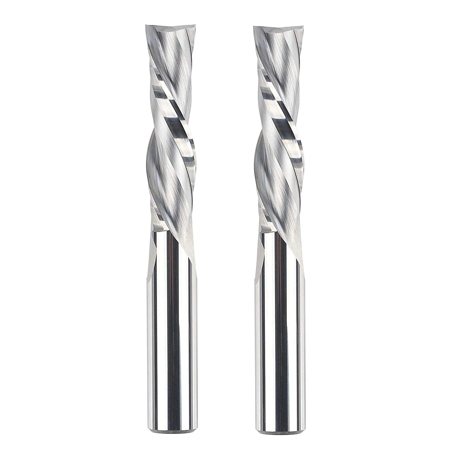 SpeTool 2PCS Downcut 12 Diam 4 Extra Long Router Bit For Woodworking