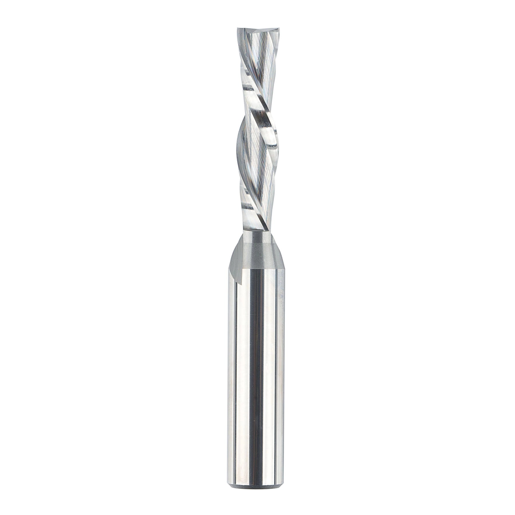 SpeTool Downcut 3/8" Diam 1/2" SHK 4" Extra Long Router Bit for Wood Small Cut