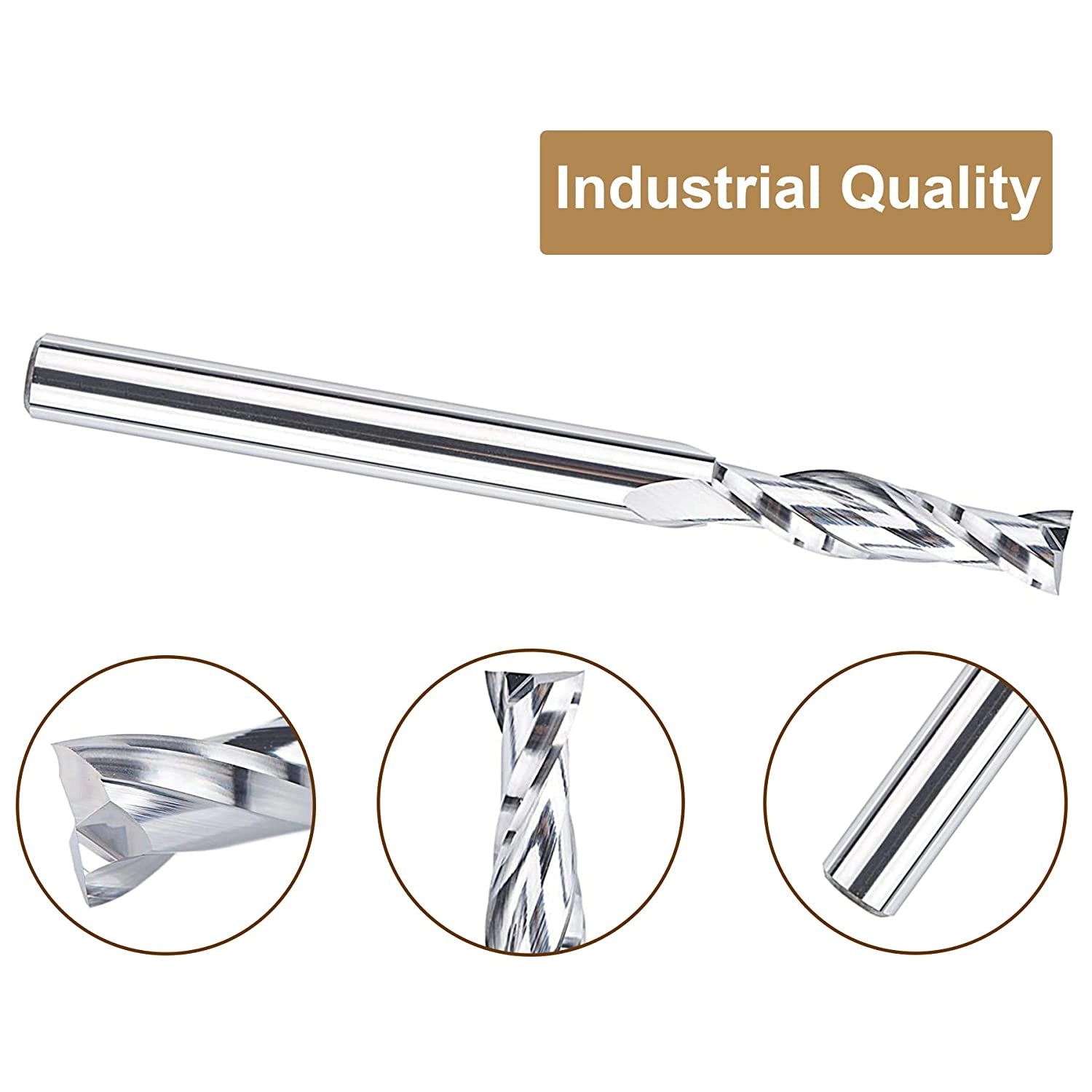 SpeTool SC Upcut Spiral Router Bit 1/4" Diam 3" Extra long For Wood cut