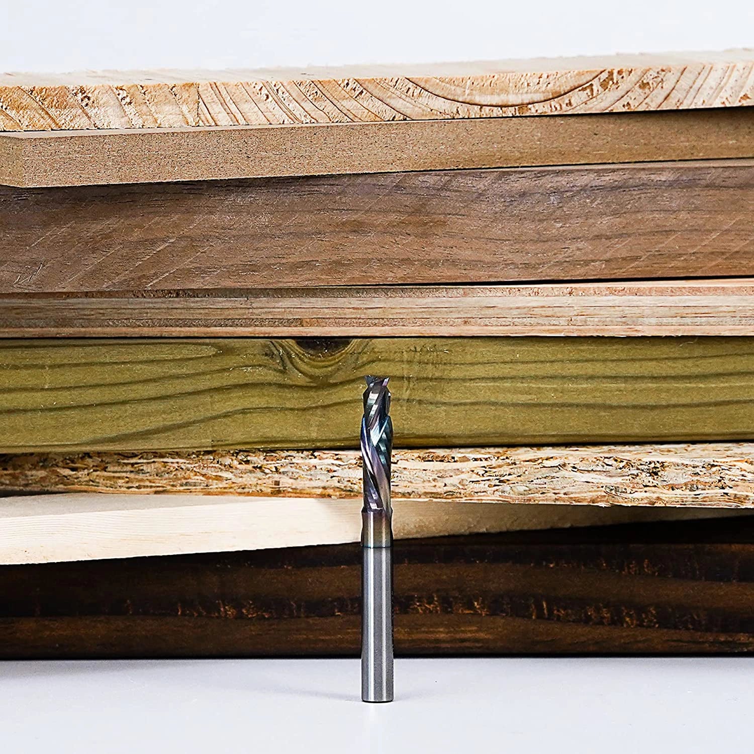 SpeTool SPE-X 1/4 Dia Carbide Compression Router Bit For Woodworking